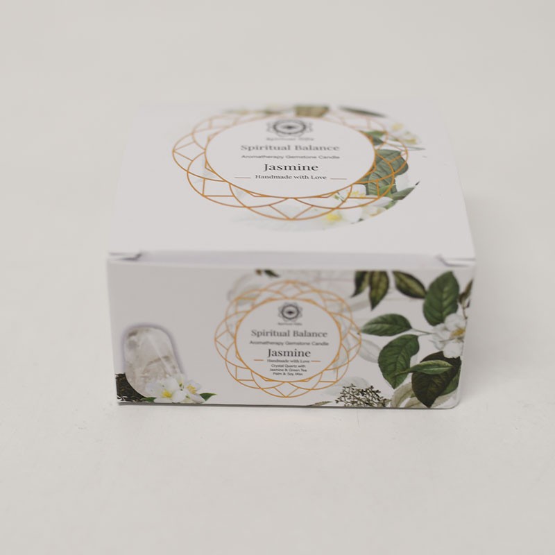 VELA JAZMIN, CUARZO BLANCO - Equilibrio Interior