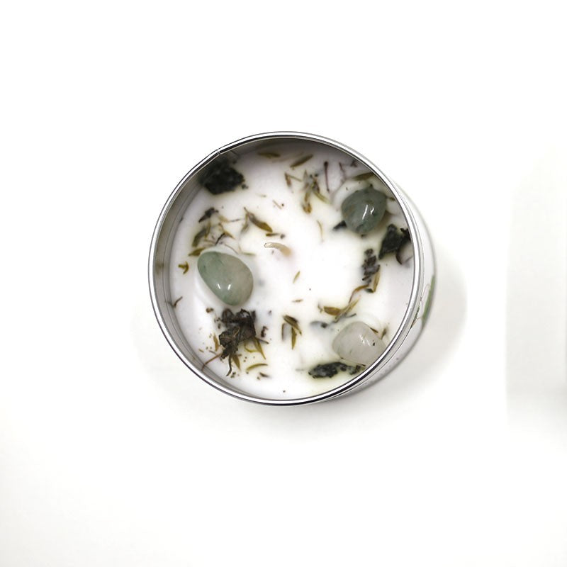 VELA PATCHOULI, AVENTURINA VERDE  - Buena Suerte
